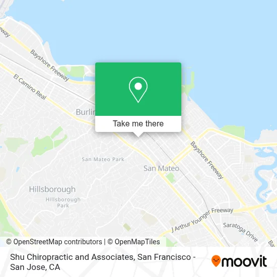 Shu Chiropractic and Associates map