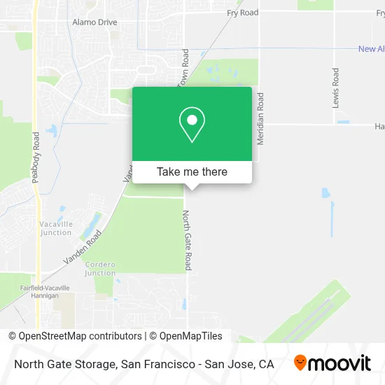 North Gate Storage map