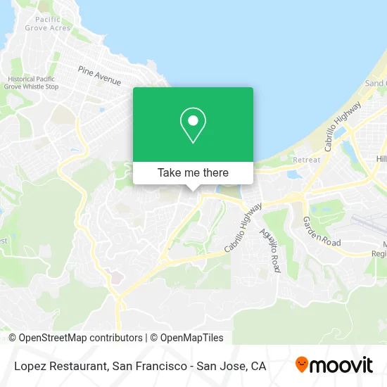 Lopez Restaurant map