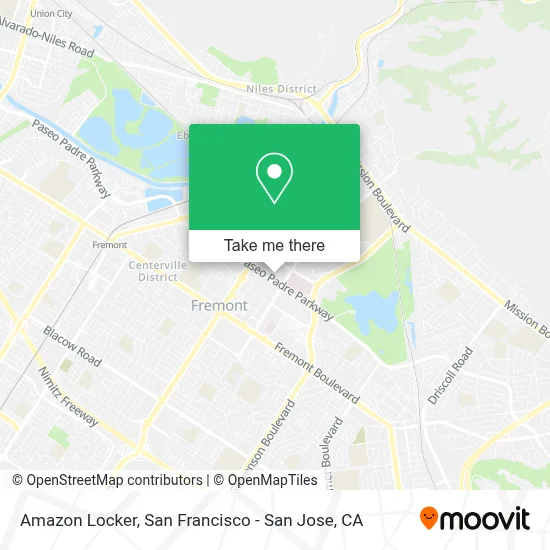 Amazon Locker map