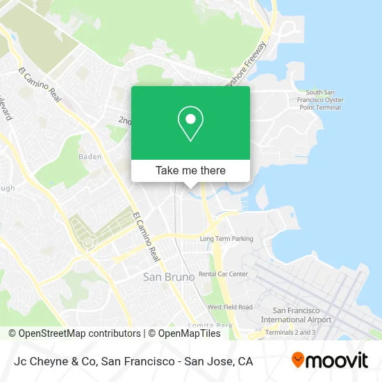 Jc Cheyne & Co map