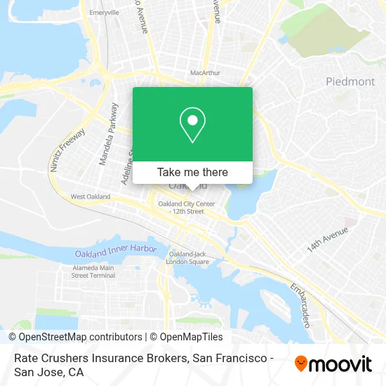 Rate Crushers Insurance Brokers map