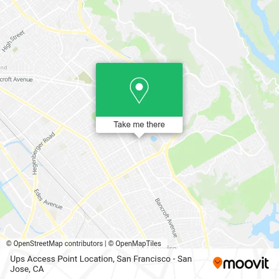 Ups Access Point Location map