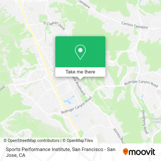 Sports Performance Institute map
