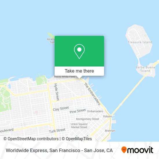Worldwide Express map