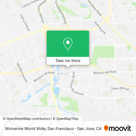 Wolverine World Wide map