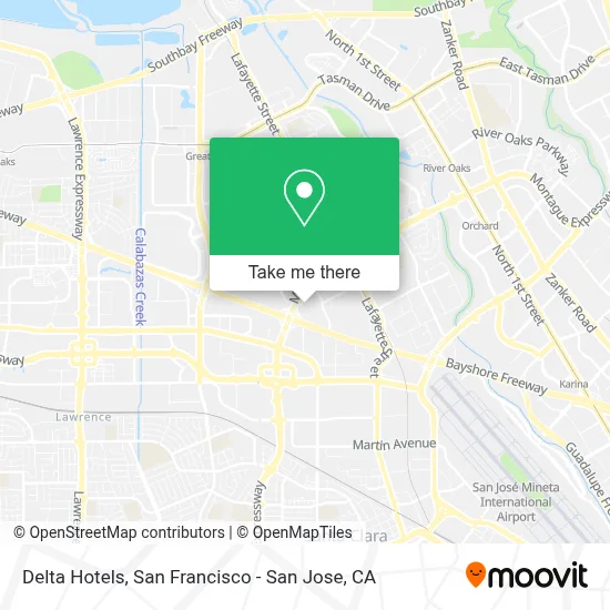 Delta Hotels map