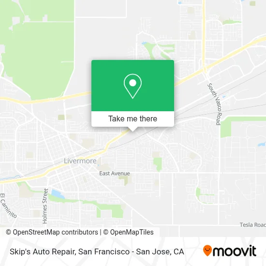 Skip's Auto Repair map
