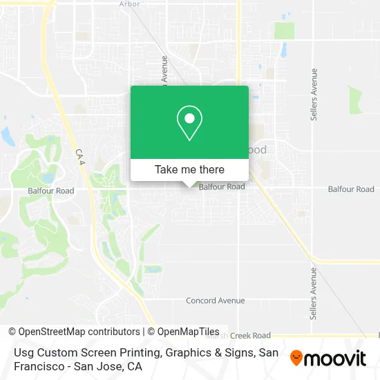 Usg Custom Screen Printing, Graphics & Signs map