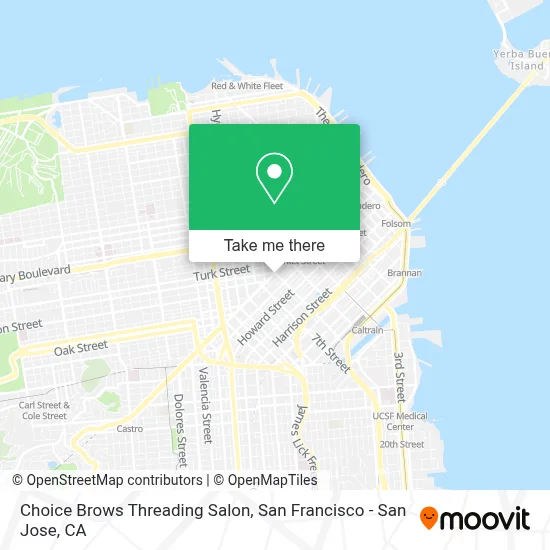 Choice Brows Threading Salon map