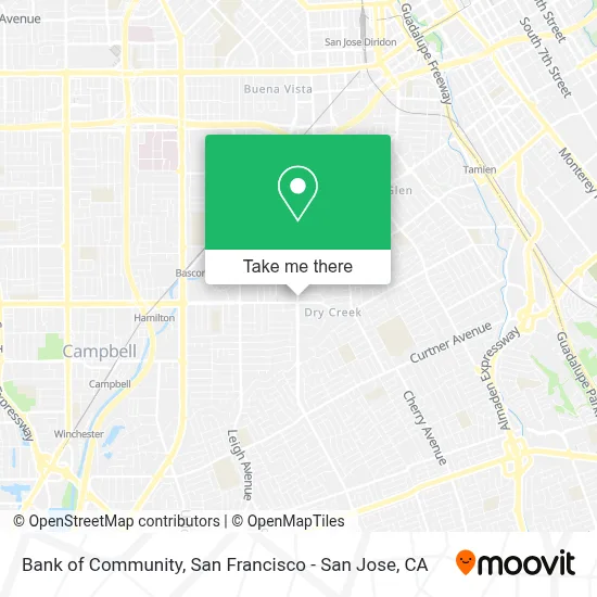 Bank of Community map
