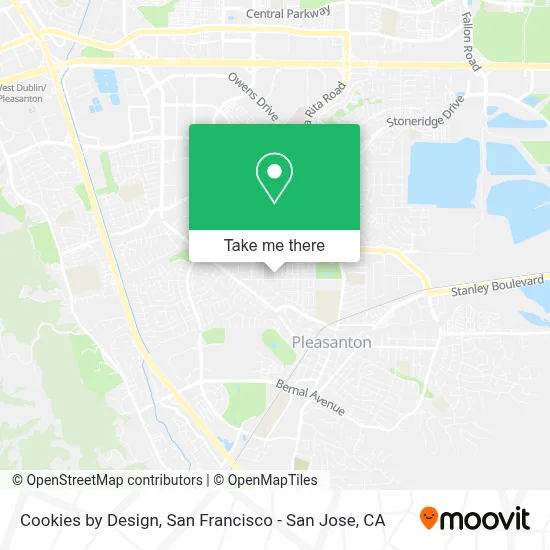 Cookies by Design map