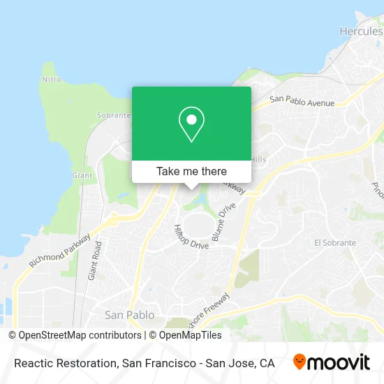 Reactic Restoration map
