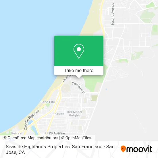 Seaside Highlands Properties map