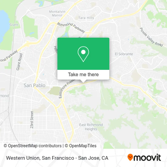 Western Union map
