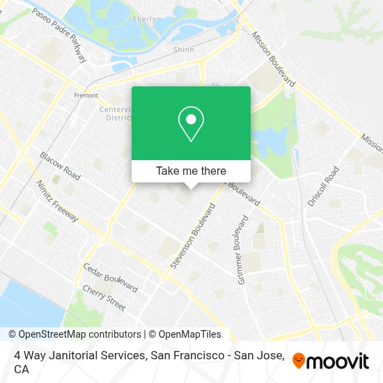 4 Way Janitorial Services map