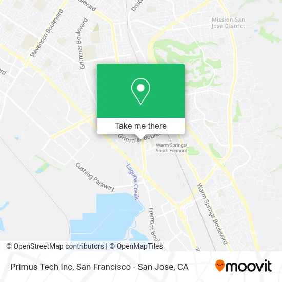 Primus Tech Inc map