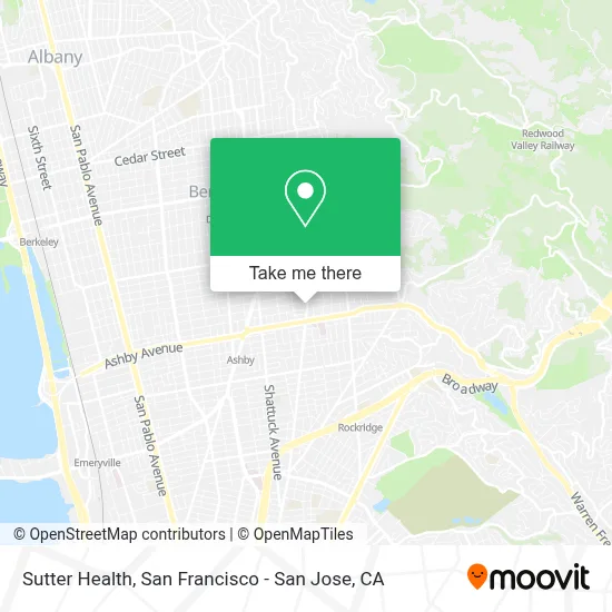 Sutter Health map