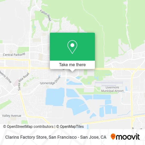 Clarins Factory Store map