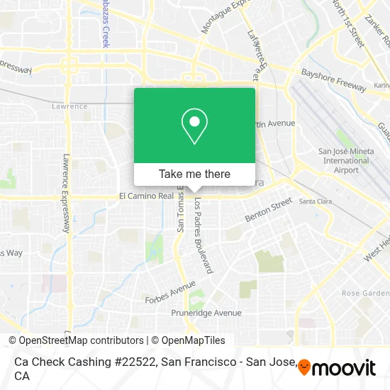 Ca Check Cashing #22522 map