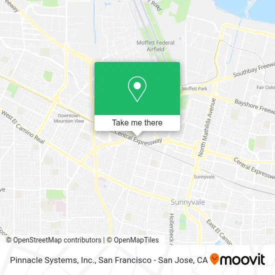 Pinnacle Systems, Inc. map