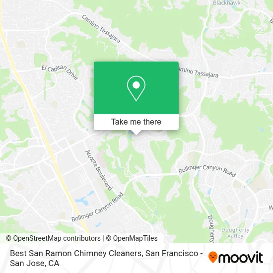 Best San Ramon Chimney Cleaners map