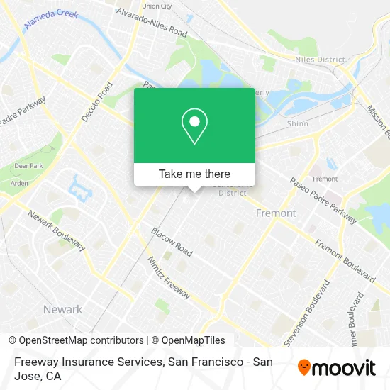 Freeway Insurance Services map