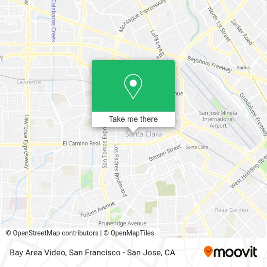 Bay Area Video map
