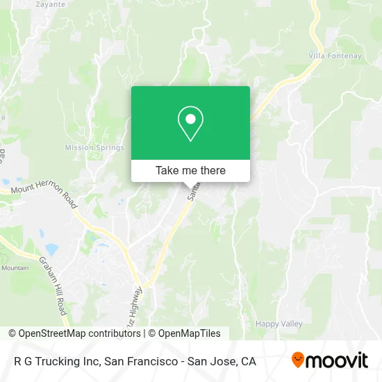 R G Trucking Inc map