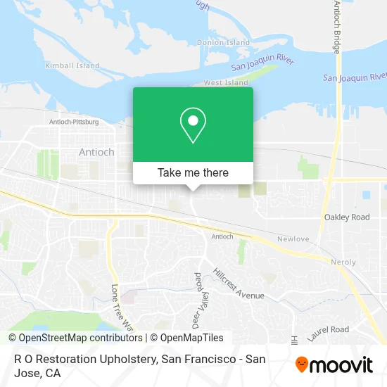 R O Restoration Upholstery map