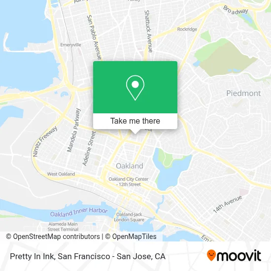 Pretty In Ink map