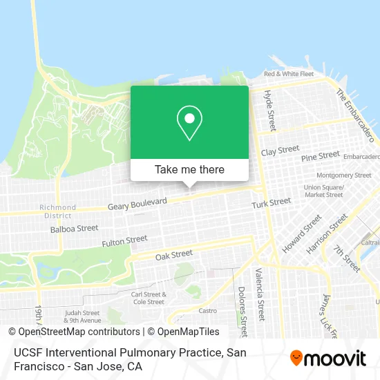 UCSF Interventional Pulmonary Practice map