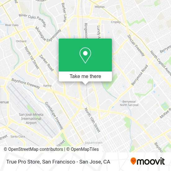 True Pro Store map