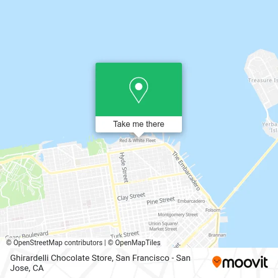 Ghirardelli Chocolate Store map