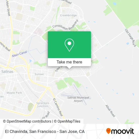 El Chavinda map