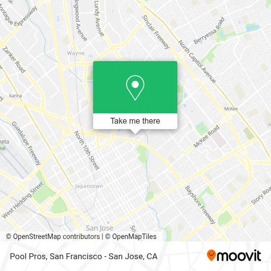 Pool Pros map