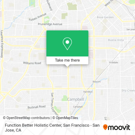 Function Better Holistic Center map