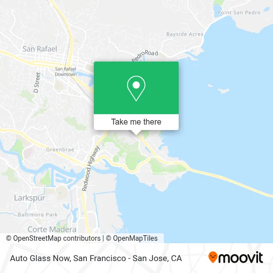 Auto Glass Now map
