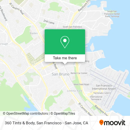 360 Tints & Body map
