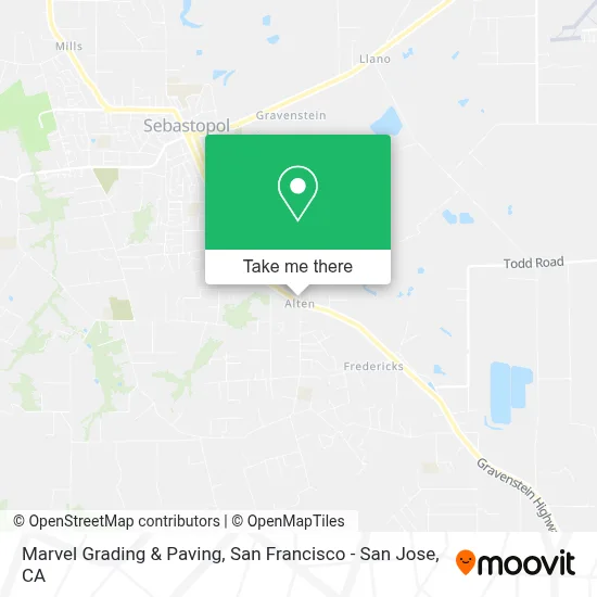Marvel Grading & Paving map