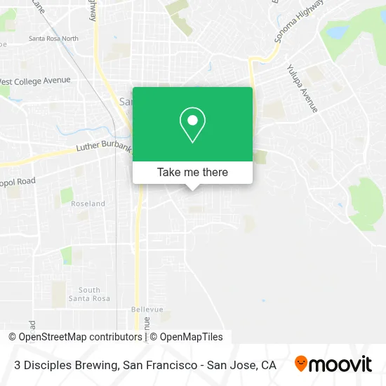 3 Disciples Brewing map