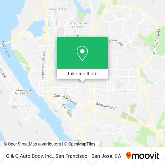 G & C Auto Body, Inc. map