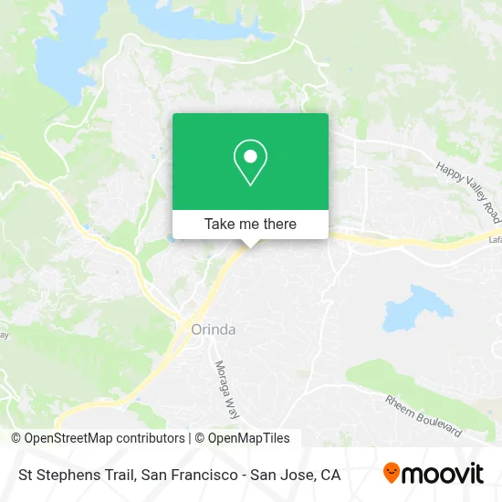 St Stephens Trail map