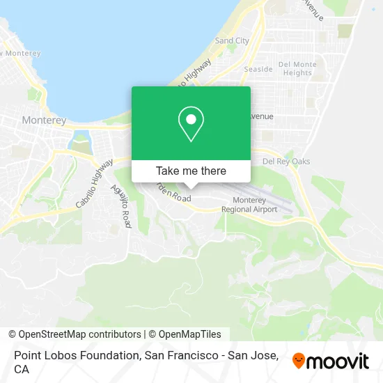 Point Lobos Foundation map
