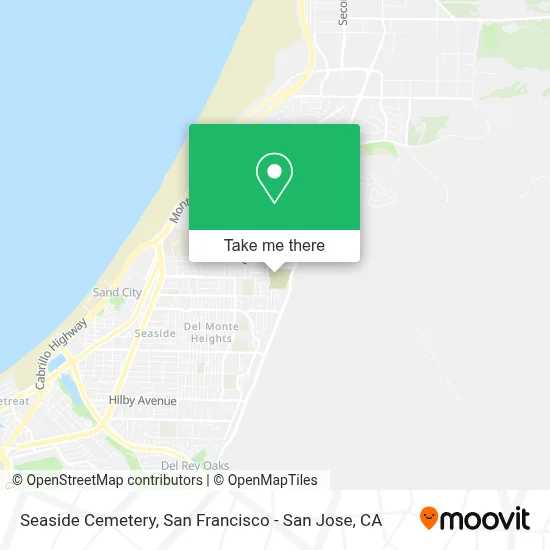 Seaside Cemetery map