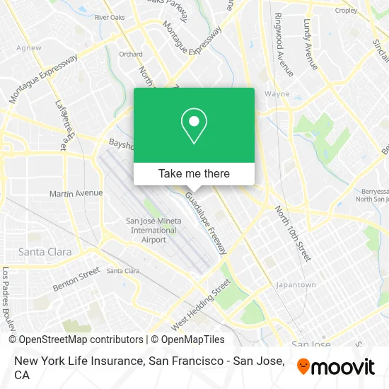 New York Life Insurance map