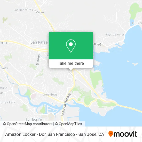 Amazon Locker - Dor map