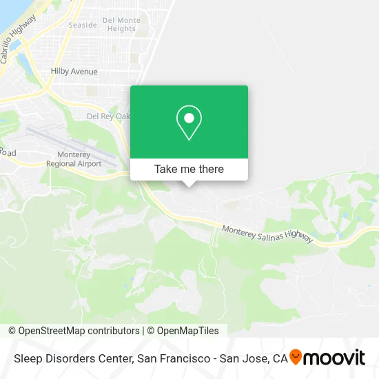 Sleep Disorders Center map