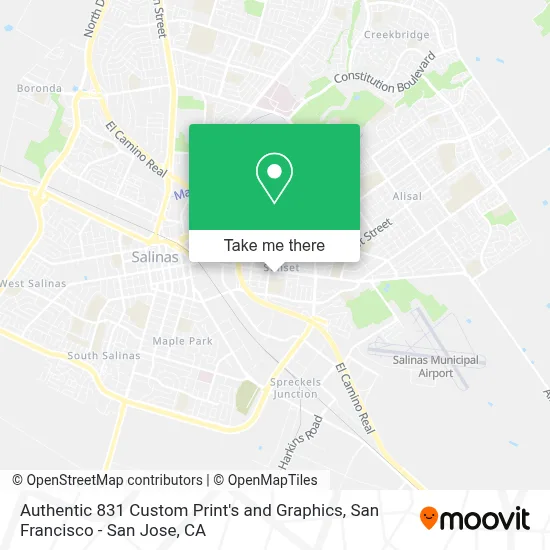 Authentic 831 Custom Print's and Graphics map