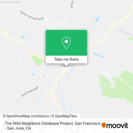 The Wild Neighbors Database Project map